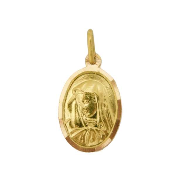 MEDALLA OVALADA VIRGEN