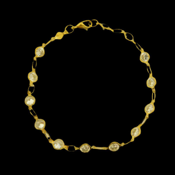 PULSERA CON PIEDRAS BLANCAS