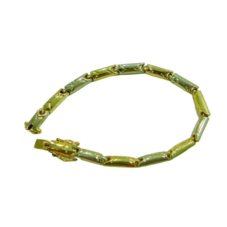 PULSERA BICOLOR 19CM