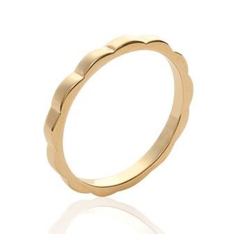 ANILLO PLAQUE ORO 750. 3 MICRAS TALLA-16 (DABRA)