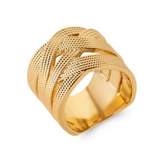 ANILLO PLAQUE ORO 750. 3 MICRAS TALLA-12 (DABRA)