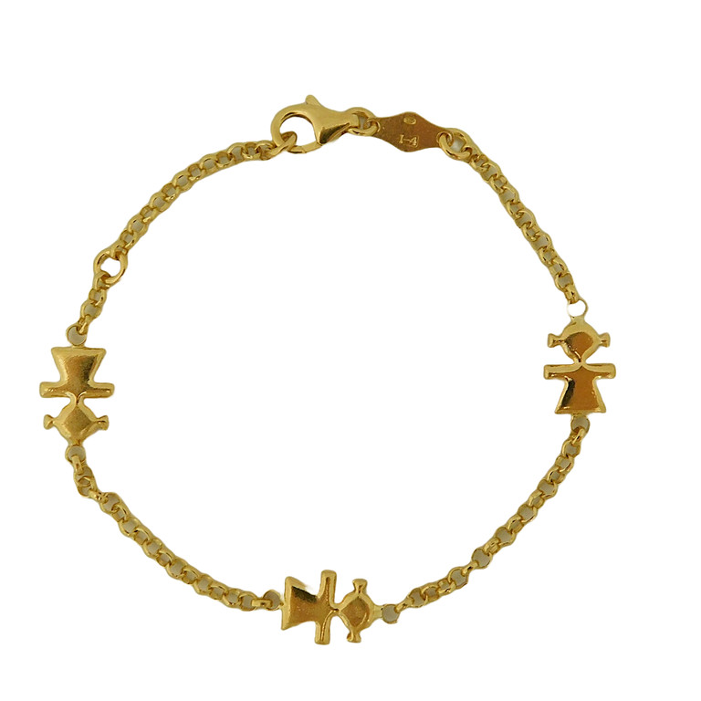 PULSERA CON FIGURAS DE NIÑAS