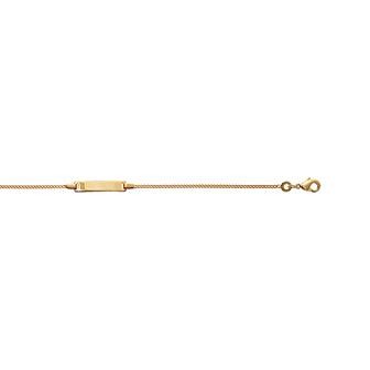 PULSERA PLAQUE ORO 750. 3 MICRAS 15 (DABRA)