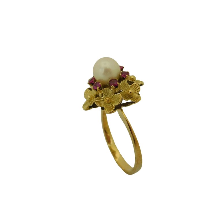 ANILLO DISEÑO FLORAL