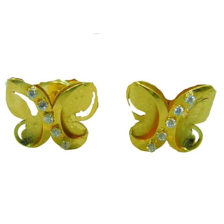 PENDIENTES MARIPOSA DE ESPIGO