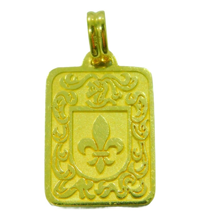 COLGANTE DISEÑO FLOR DE LIS