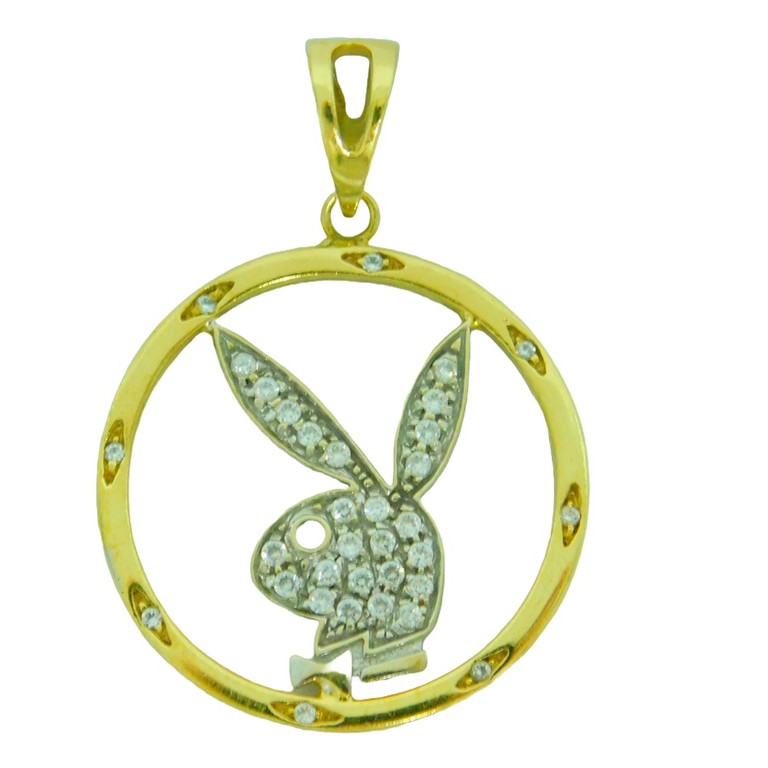 COLGANTE PLAYBOY BICOLOR CIRCONITAS