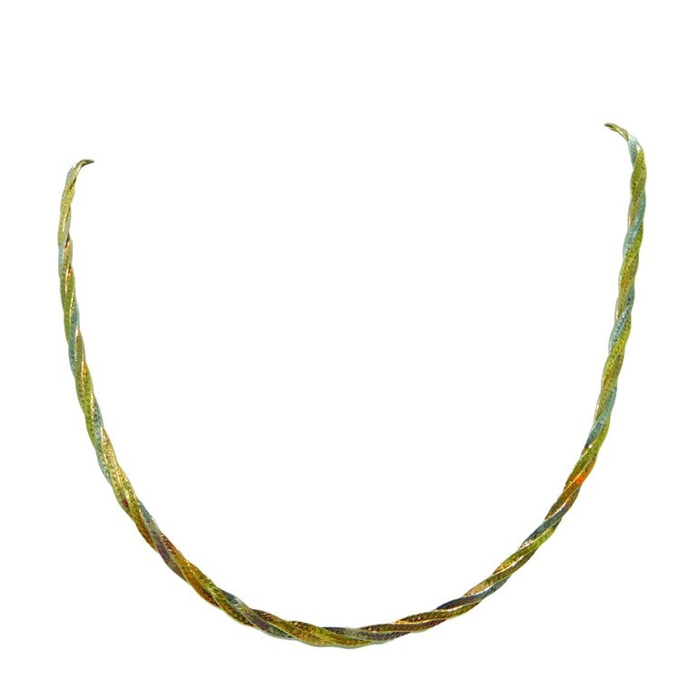 GARGANTILLA TRICOLOR TRENZADA