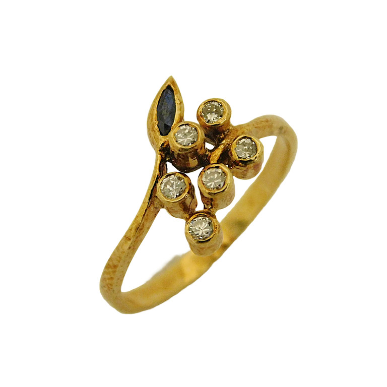 ANILLO CON MOISSANITAS