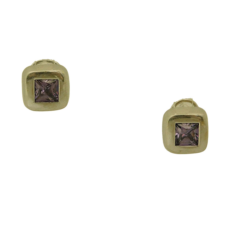 PENDIENTES ORO BLANCO