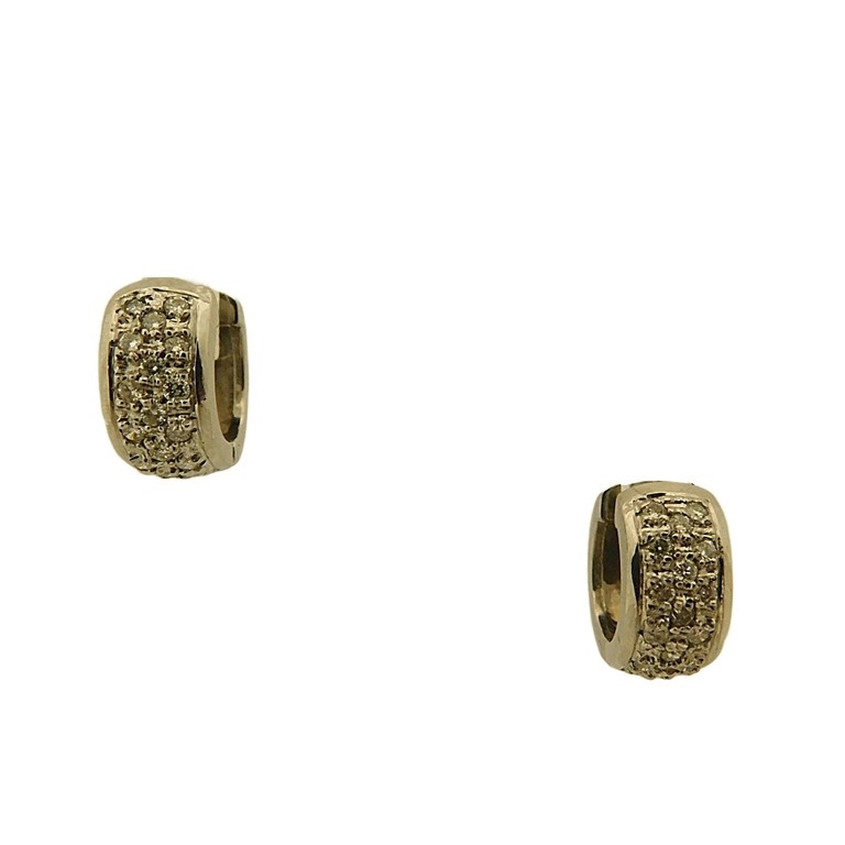PENDIENTES ORO BLANCO