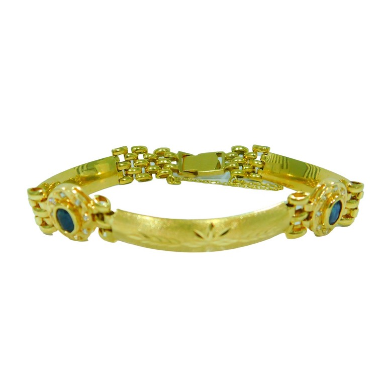 PULSERA PANTER SEMI RIGIDA CON DISEÑO FLORAL
