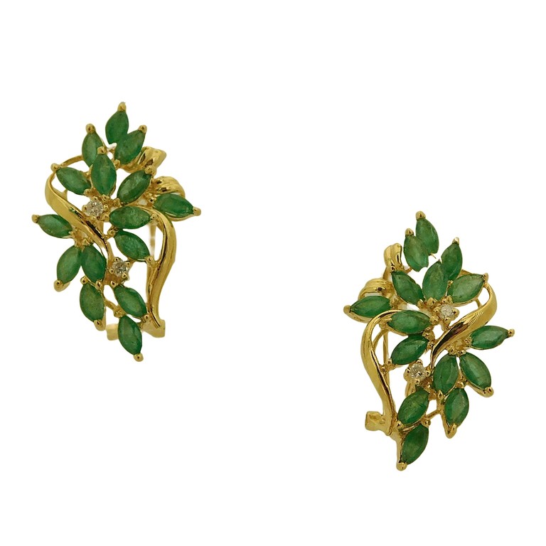 PENDIENTES DISEÑO FLORAL