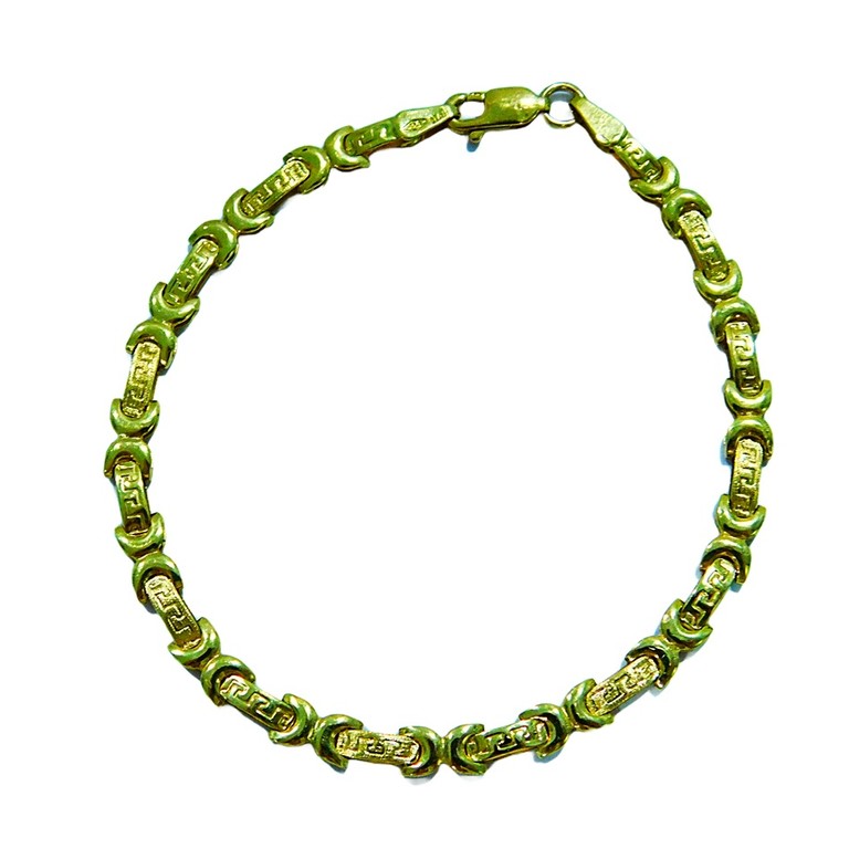 PULSERA DISEÑO GEOMETRICO CON FRISO