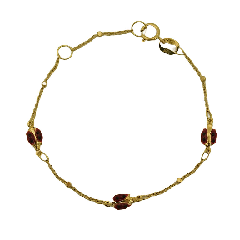 PULSERA CON MARIQUITAS