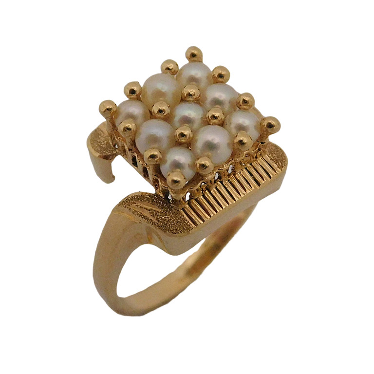 ANILLO CON PERLAS
