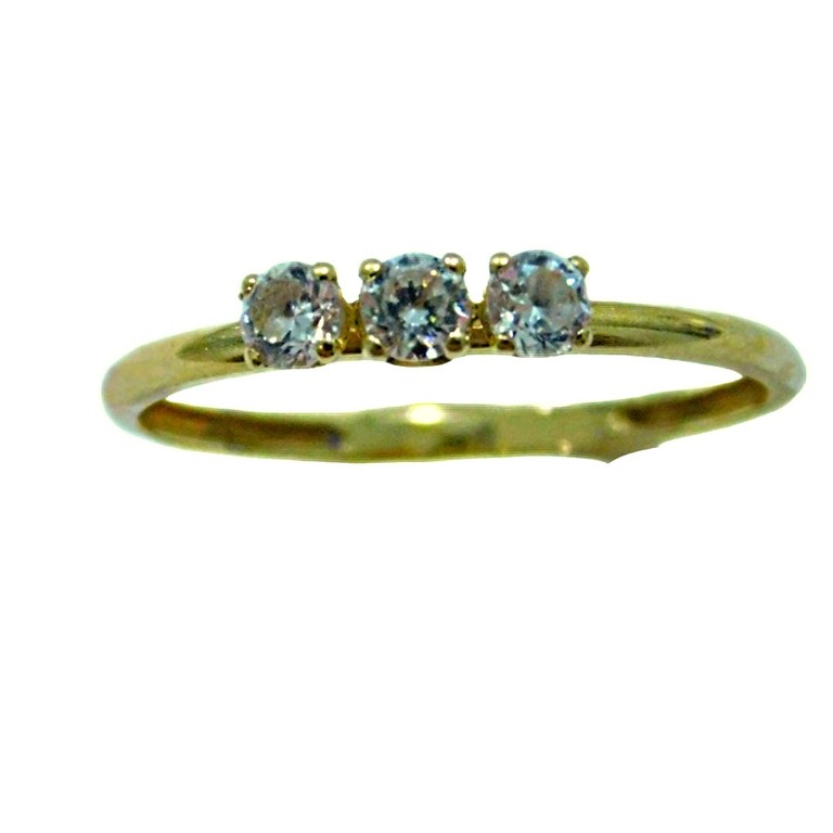 ANILLO 3 CIRCONITAS BLANCAS
