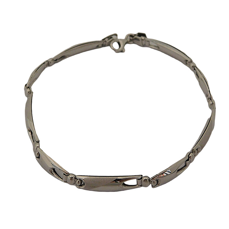 PULSERA ORO BLANCO