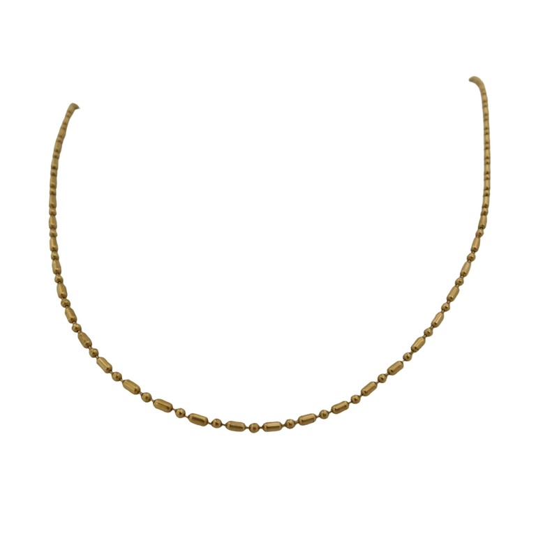 CADENA BARRAS Y BOLAS 46CM