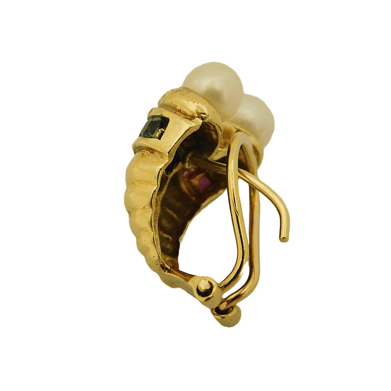 PENDIENTES CON PERLA 2 PENDIENTES CON PERLA