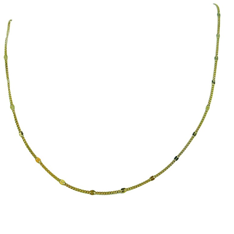 CADENA CLASICA CON APLANADOS MINI APLIQUES
