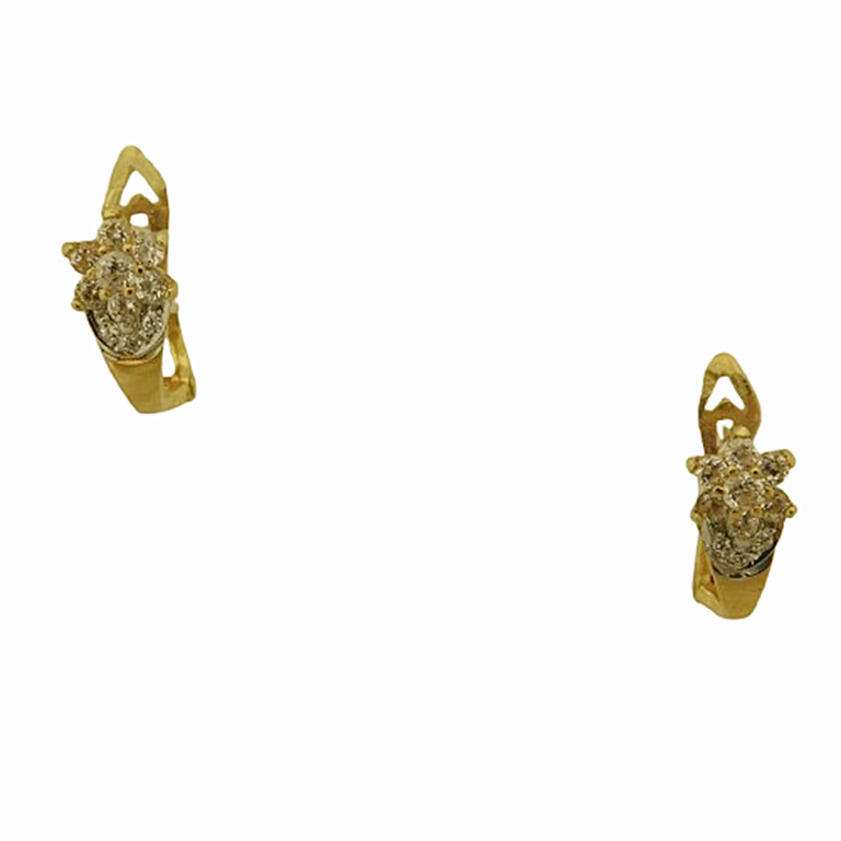 PENDIENTES DISEÑO FLORAL