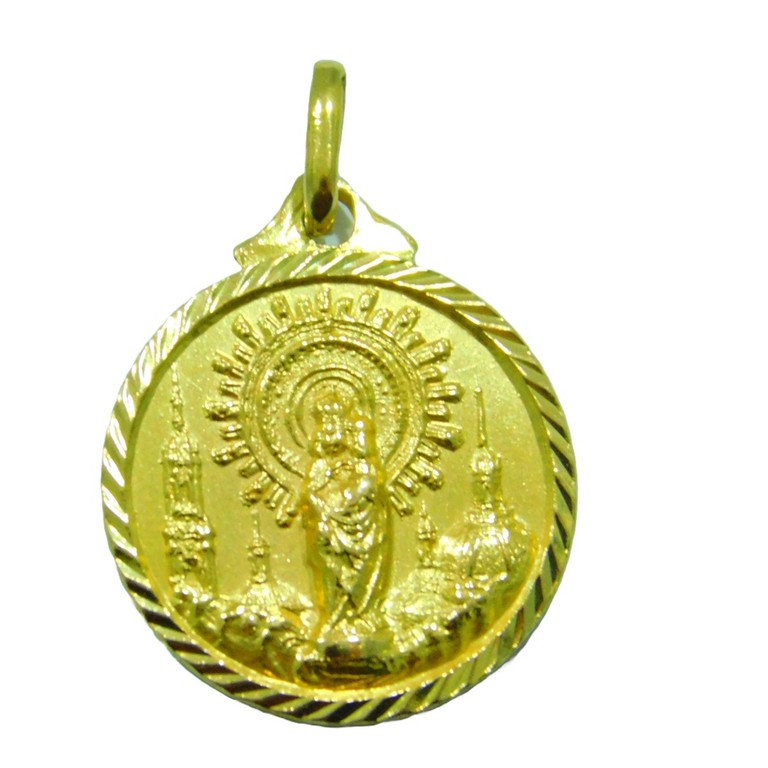 MEDALLA ESCAULARIO VIRGEN DEL CARMEN SAGRADO CORAZON