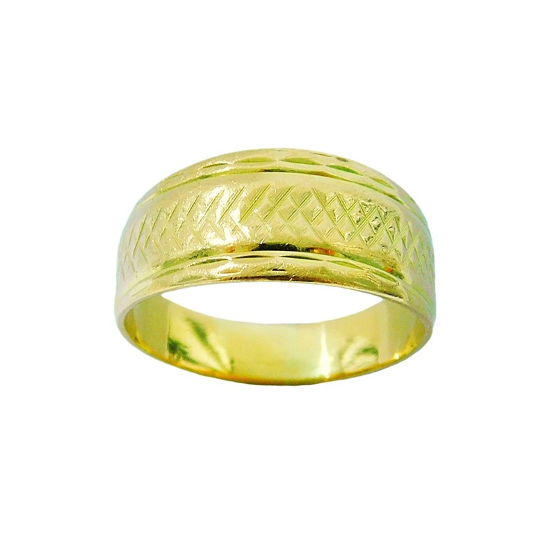 ANILLO ANCHO LABRADO FRONTAL