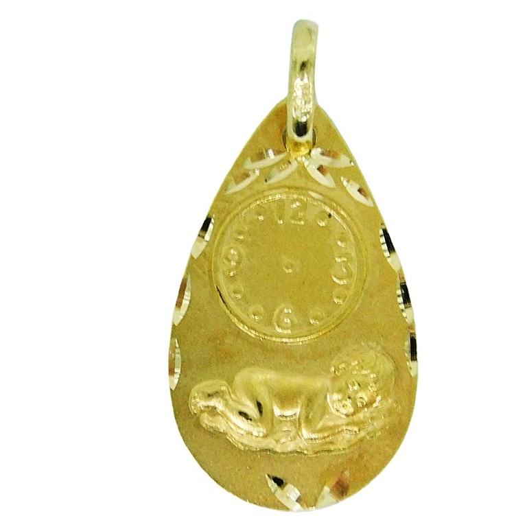 COLGANTE FORMA GOTA BEBE CON RELOJ