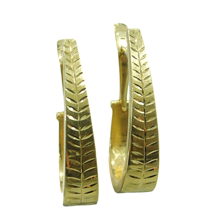 PENDIENTES TIPO AROS OVALADOS DIBUJOS GEOMETRICOS