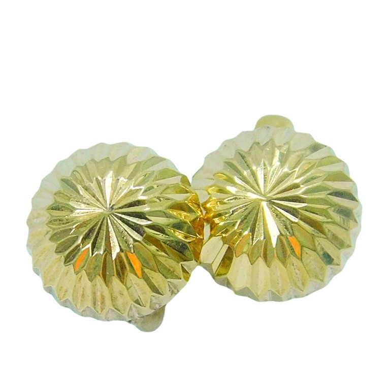 PENDIENTES TIPO BOTON LABRADO CIERRE CATALAN