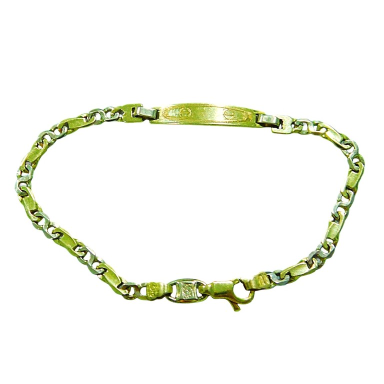 ESCLAVA BICOLOR SIN GRABAR SIMBOLO TORNILLO