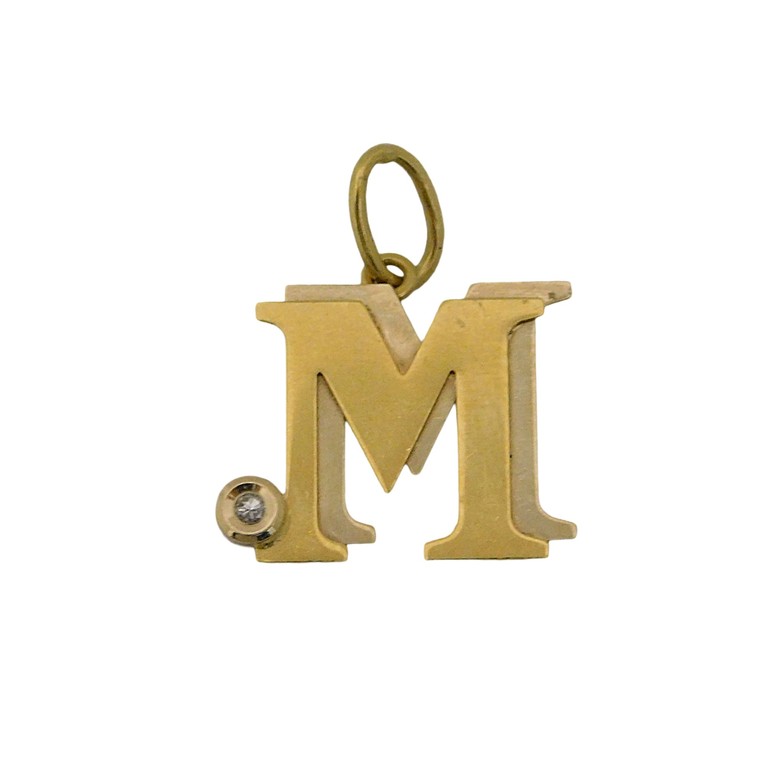 COLGANTE LETRA M