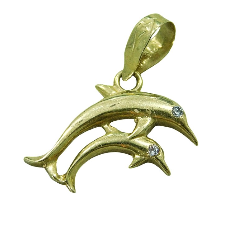 COLGANTE DOBLE DELFINES