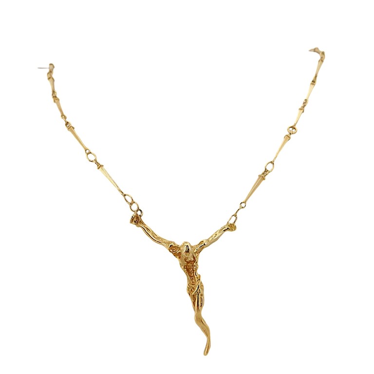 CADENA DE CLAVOS CON CRISTO DE DALI