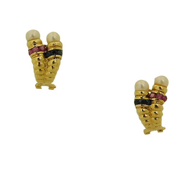 PENDIENTES CON PERLA