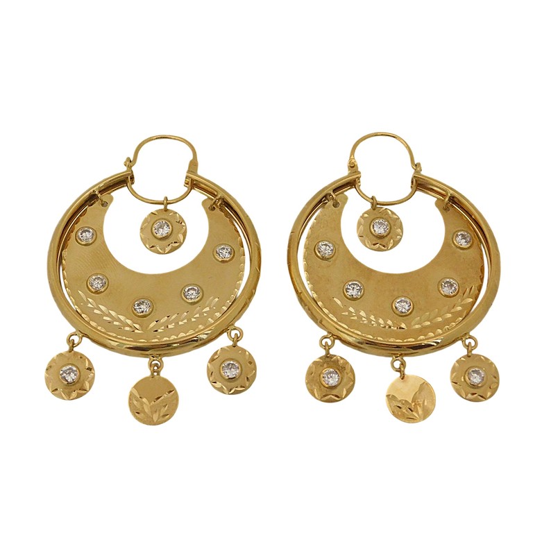 PENDIENTES PANDERETA