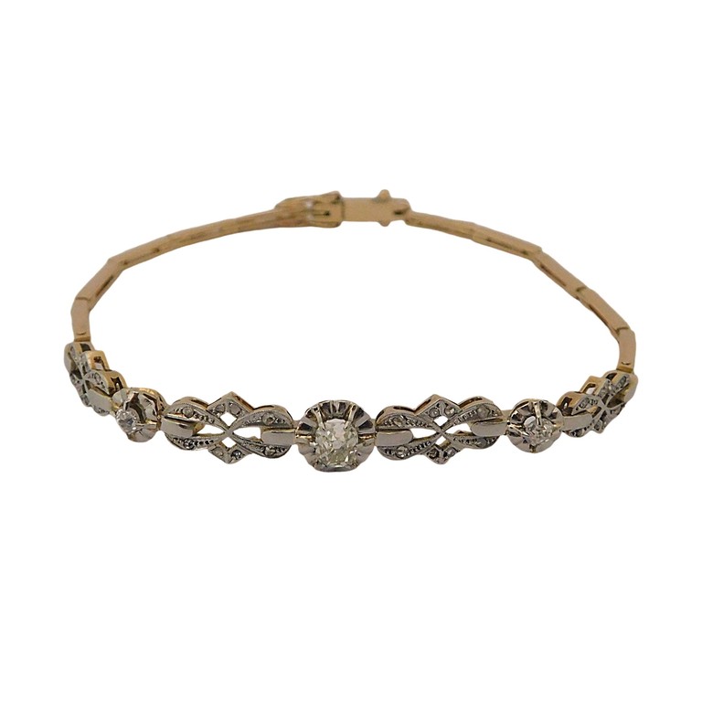 PULSERA CON MOISSANITAS