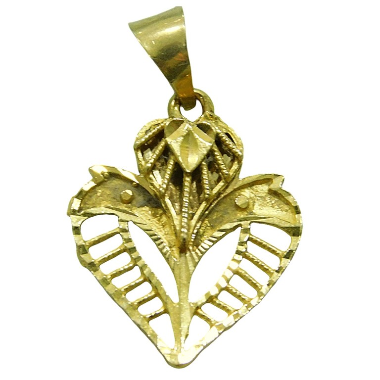 COLGANTE CORAZON CALADO
