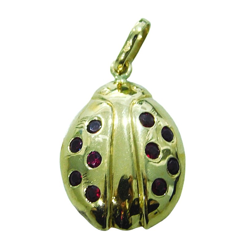 COLGANTE MARIQUITA CIRCONITAS ROJAS