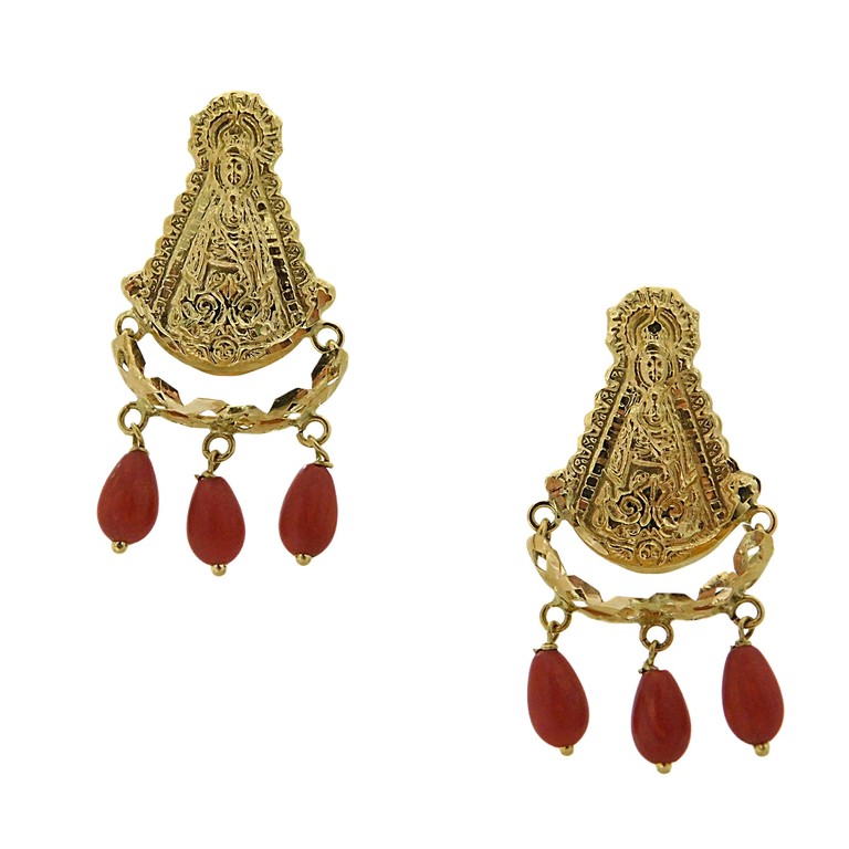 PENDIENTES VIRGEN DEL ROCIO