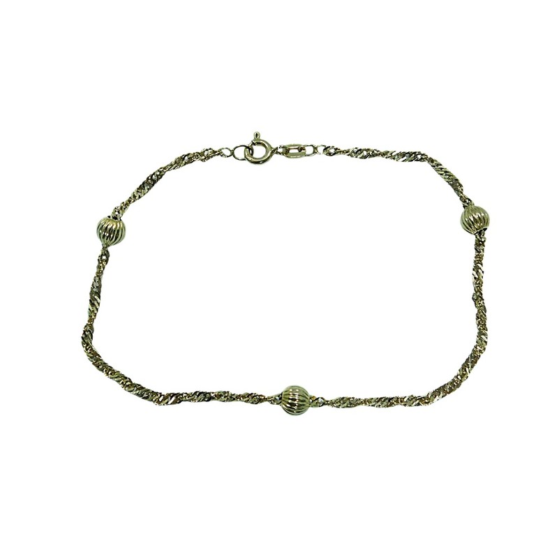 PULSERA BOLITAS 18CM