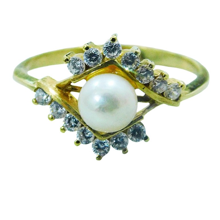 ANILLO PERLA CON CIRCONITAS