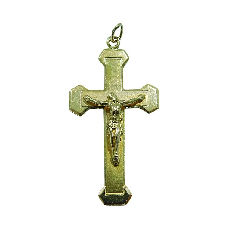 COLGANTE CRISTO EN RELIEVE 40MM