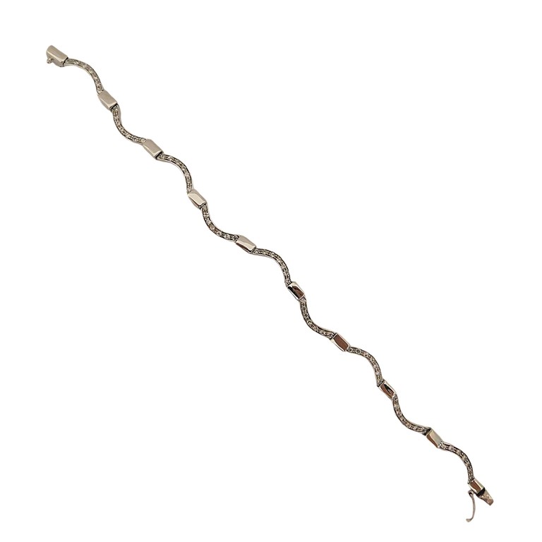 PULSERA ORO BLANCO