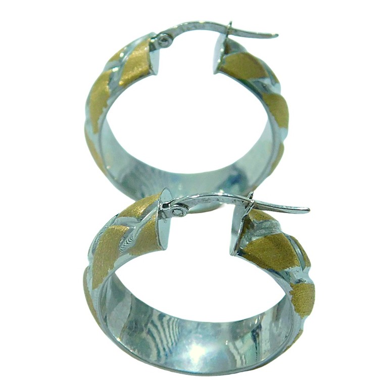 AROS ANCHOS BICOLOR DISEÑO GEOMETRICO