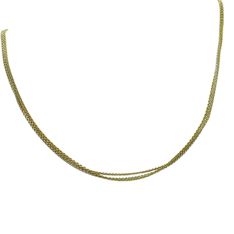 CADENA TRIPLE TRICOLOR