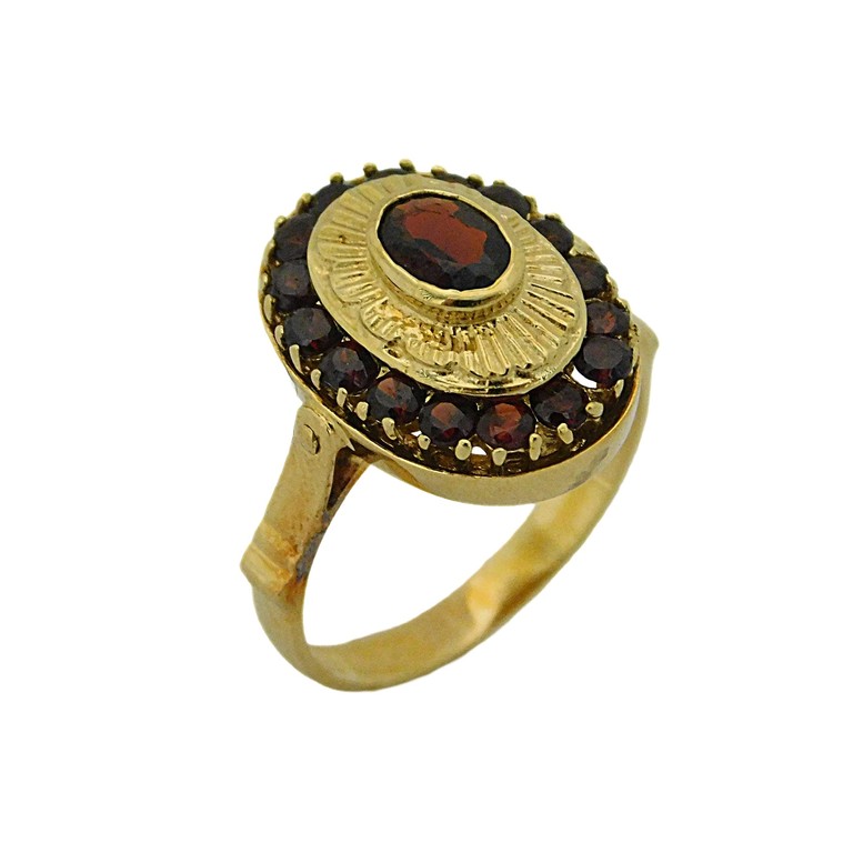 ANILLO MONTURA OVALADA